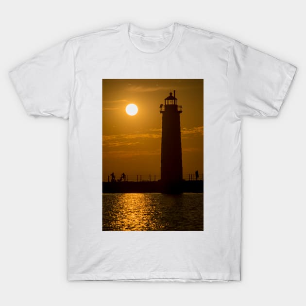 Warm Summer Sunset T-Shirt by Enzwell